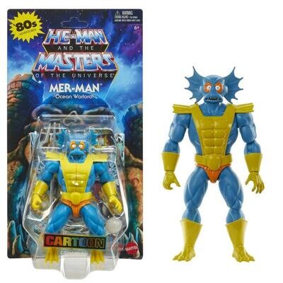 Masters of the Universe Origins MER-MAN (FILMATION) Action Figure (VARIED EU/US CARD)