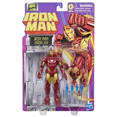 ***PRE-ORDER*** Marvel Legends Series 6" Iron Man Retro Iron Man (Model 20)