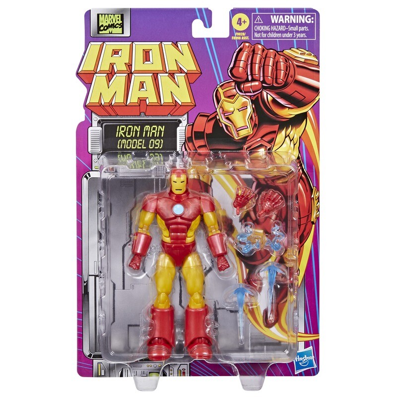 Marvel Legends Series 6" Iron Man Retro Iron Man (Model 09)