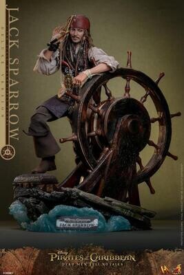 **PRE ORDER** Hot Toys Pirates of the Caribbean: Dead Men Tell No Tales Captain Jack Sparrow (Deluxe Edition) 1/6th Scale Collectible Figure