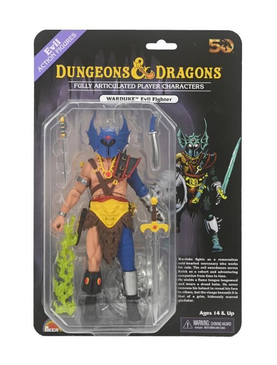 NECA 7" Scale Dungeons and Dragons 50th Anniversary Warduke Action Figure