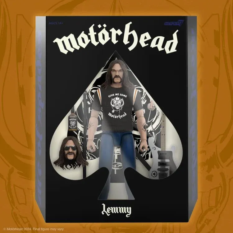 Super7 MOTORHEAD ULTIMATES! Wave 2 LEMMY KILMISTER (1981 TOUR) 7" Scale Action Figure