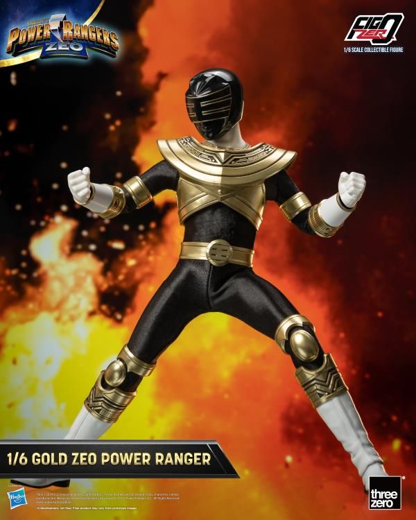 **PRE ORDER** Threezero  Power Rangers Zeo Gold Ranger 1:6 Scale Action Figure