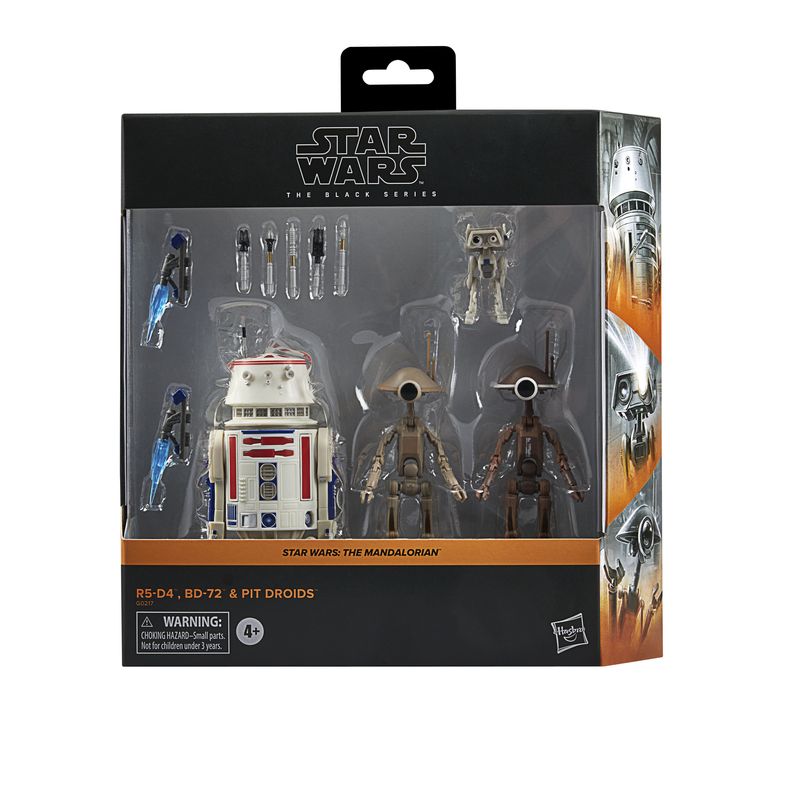 Star Wars The Black Series 6" R5-D4, BD-72 & Pit Droids