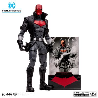 MCFARLANE TOYS 7" DC MULTIVERSE GOLD LABEL Red Hood (Black and White Accent) Exclusive