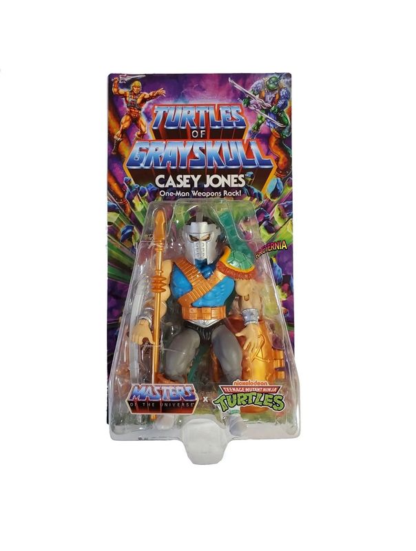 Masters of the Universe Origins Turtles of Grayskull Casey Jones Action Figure