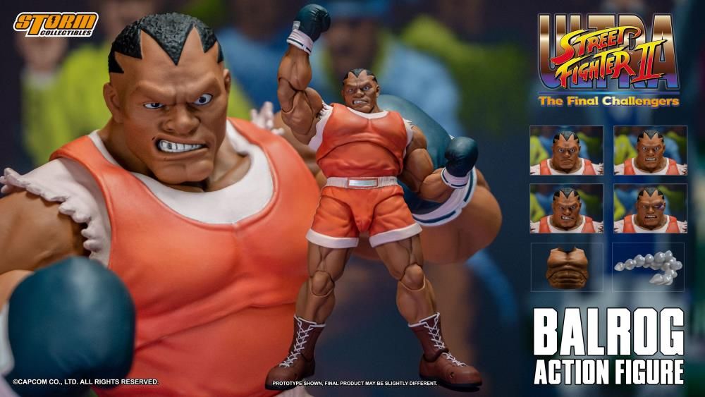 STORM COLLECTIBLES Ultra Street Fighter II The Final Challengers Balrog (Red Ver.) 1/12 Scale Figure