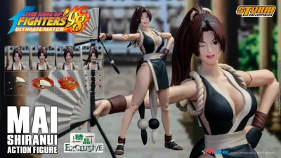STORM COLLECTIBLES The King of Fighters 98: Mai Shiranui (Black Ver.) 1/12 Scale Figure
