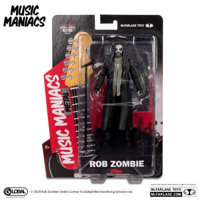 ** PRE-ORDER** McFarlane Toys Music Maniacs Rob Zombie (MUSIC MANIACS METAL)