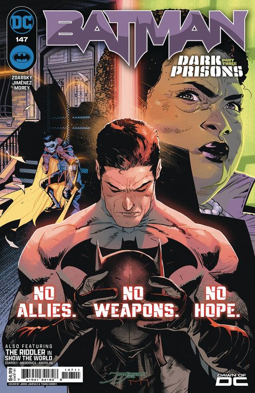 BATMAN #147 CVR A JORGE JIMENEZ
DC COMICS
(8th May 2024)