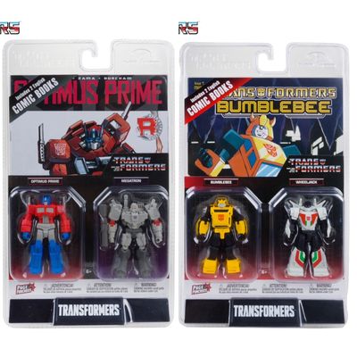 MCFARLANE TOYS TRANSFORMERS PAGE PUNCHERS WAVE 1 FIGURE 2-PACK SET OF 2