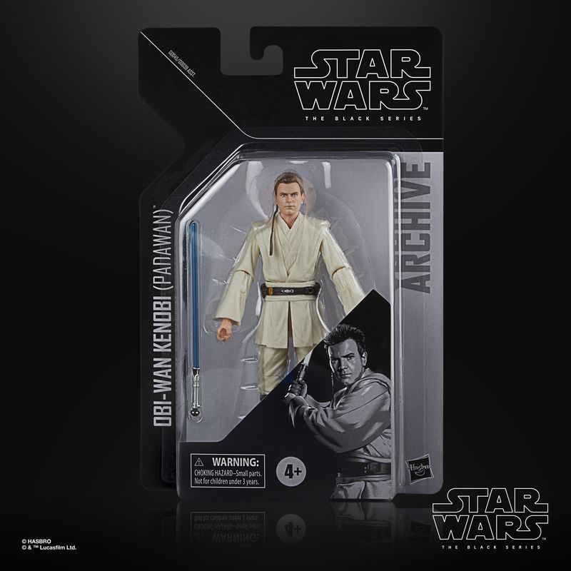 Star Wars The Black Series 6 Star Wars The Black Series 6" Archive Collection Obi Wan Kenobi Padawan (The Phantom Menace)