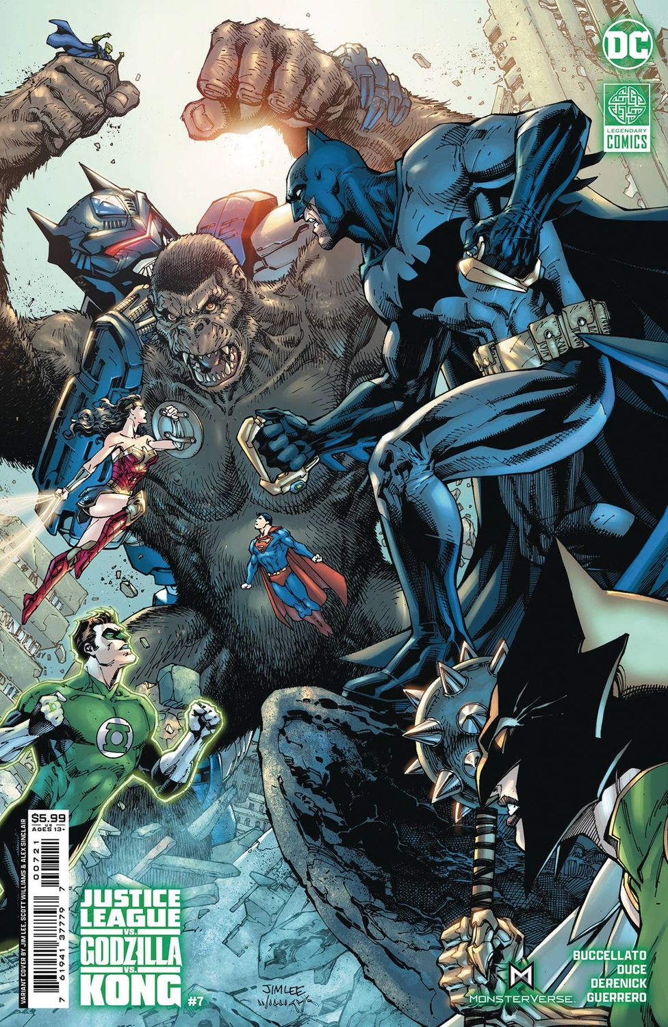 JUSTICE LEAGUE VS GODZILLA VS KONG #7 (OF 6) CVR B JIM LEE
DC COMICS
(22nd May 2024)