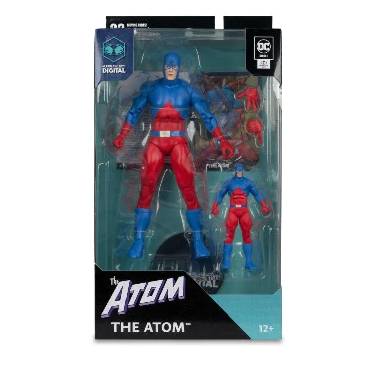 MCFARLANE TOYS 7" DC MULTIVERSE THE ATOM (SILVER AGE) WITH MCFARLANE TOYS DIGITAL COLLECTIBLE