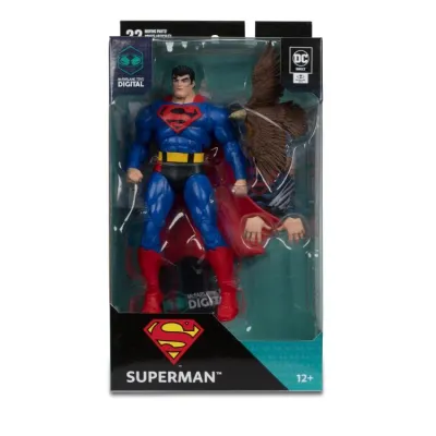 MCFARLANE TOYS 7 MCFARLANE TOYS 7" DC MULTIVERSE SUPERMAN (OUR WORLDS AT WAR) WITH MCFARLANE TOYS DIGITAL COLLECTIBLE