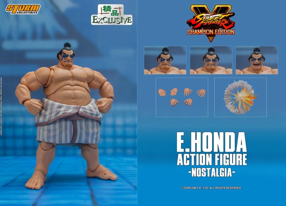 STORM COLLECTIBLES E. HONDA - STREET FIGHTER V CHAMPION EDITION (GRAY HK EXCLUSIVE)