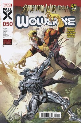 WOLVERINE #50
MARVEL COMICS
(29th May 2024) WOLVERINE #50
MARVEL COMICS
(29th May 2024)