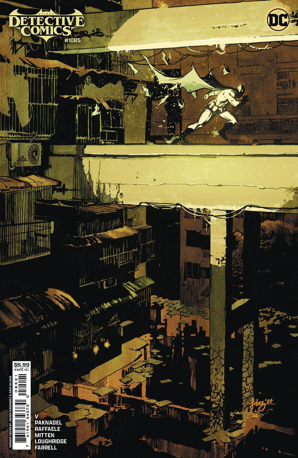 DETECTIVE COMICS #1085 CVR B JAVIER FERNANDEZ CSV
DC COMICS
(29th May 2024)