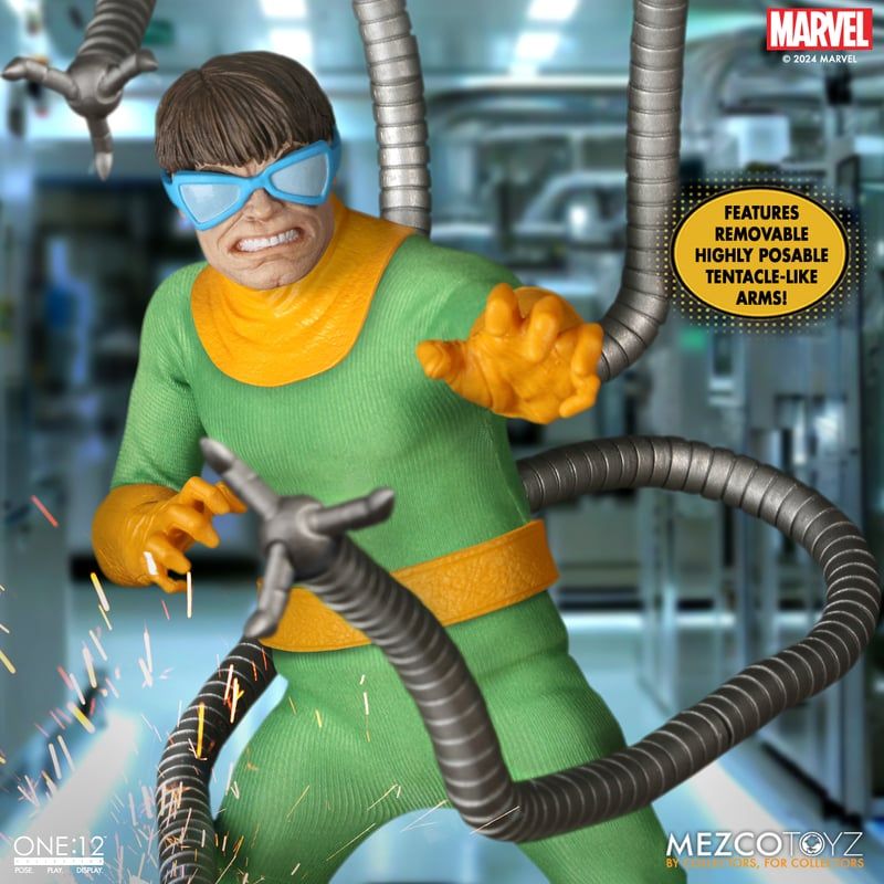 **PRE ORDER** MEZCO ONE:12 COLLECTIVE Doctor Octopus (Doc Ock) Classic Deluxe Action Figure Set