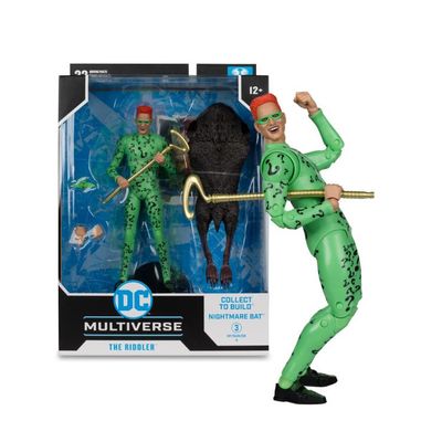 McFarlane Toys DC Multiverse Batman Forever Riddler Action Figure (Nightmare Bat BAF)