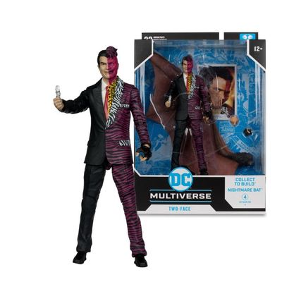 McFarlane Toys DC Multiverse Batman Forever Two- Face Action Figure (Nightmare Bat BAF)