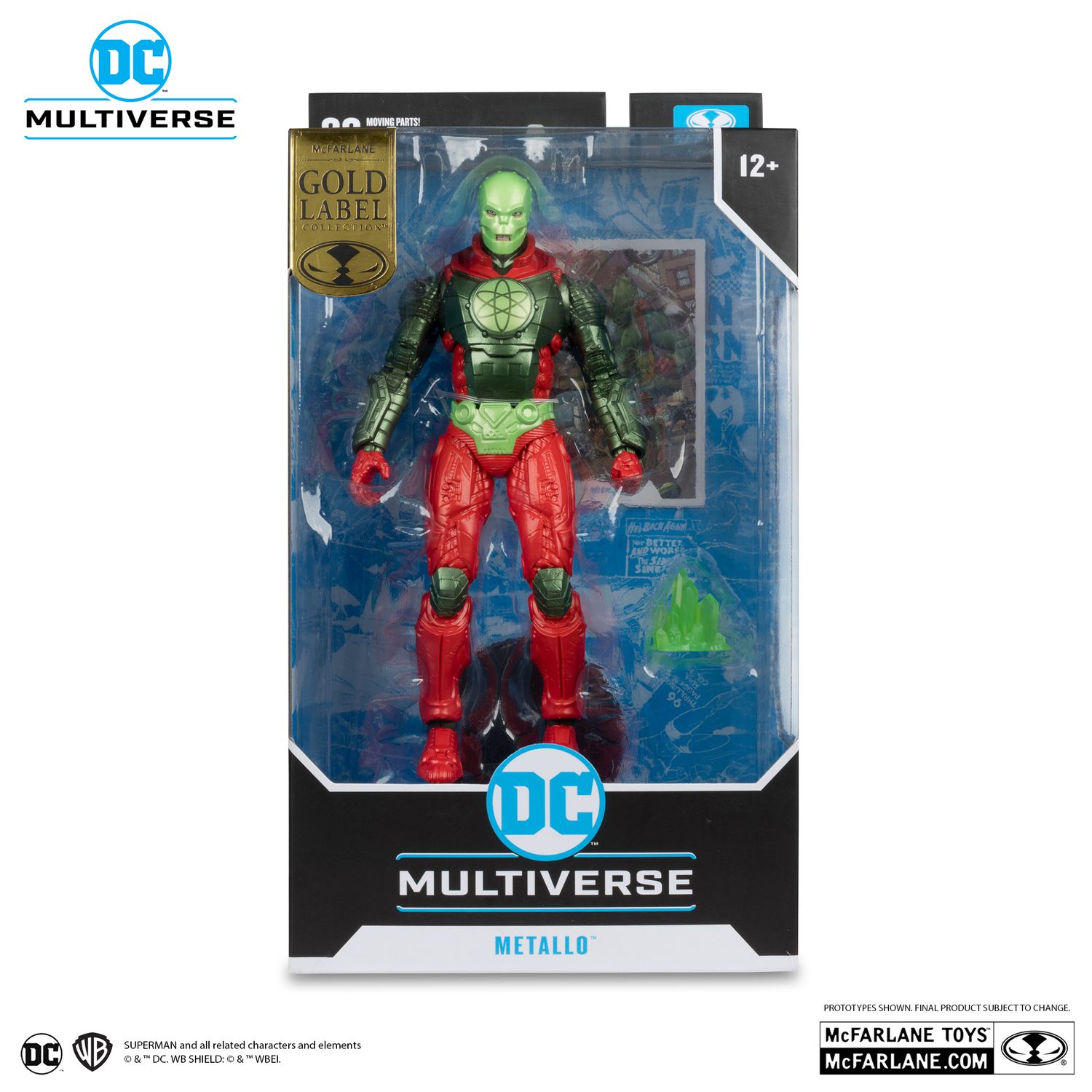 MCFARLANE TOYS 7" DC MULTIVERSE (GOLD LABEL) METALLO