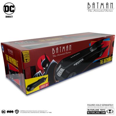 MCFARLANE TOYS DC DIRECT / MULTIVERSE BATMOBILE (BATMAN: THE ANIMATED SERIES) GOLD LABEL