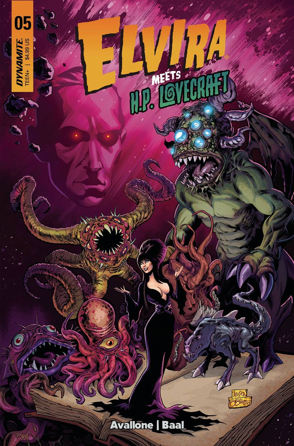 ELVIRA MEETS HP LOVECRAFT #5 CVR A ACOSTA
DYNAMITE
(19th June 2024)