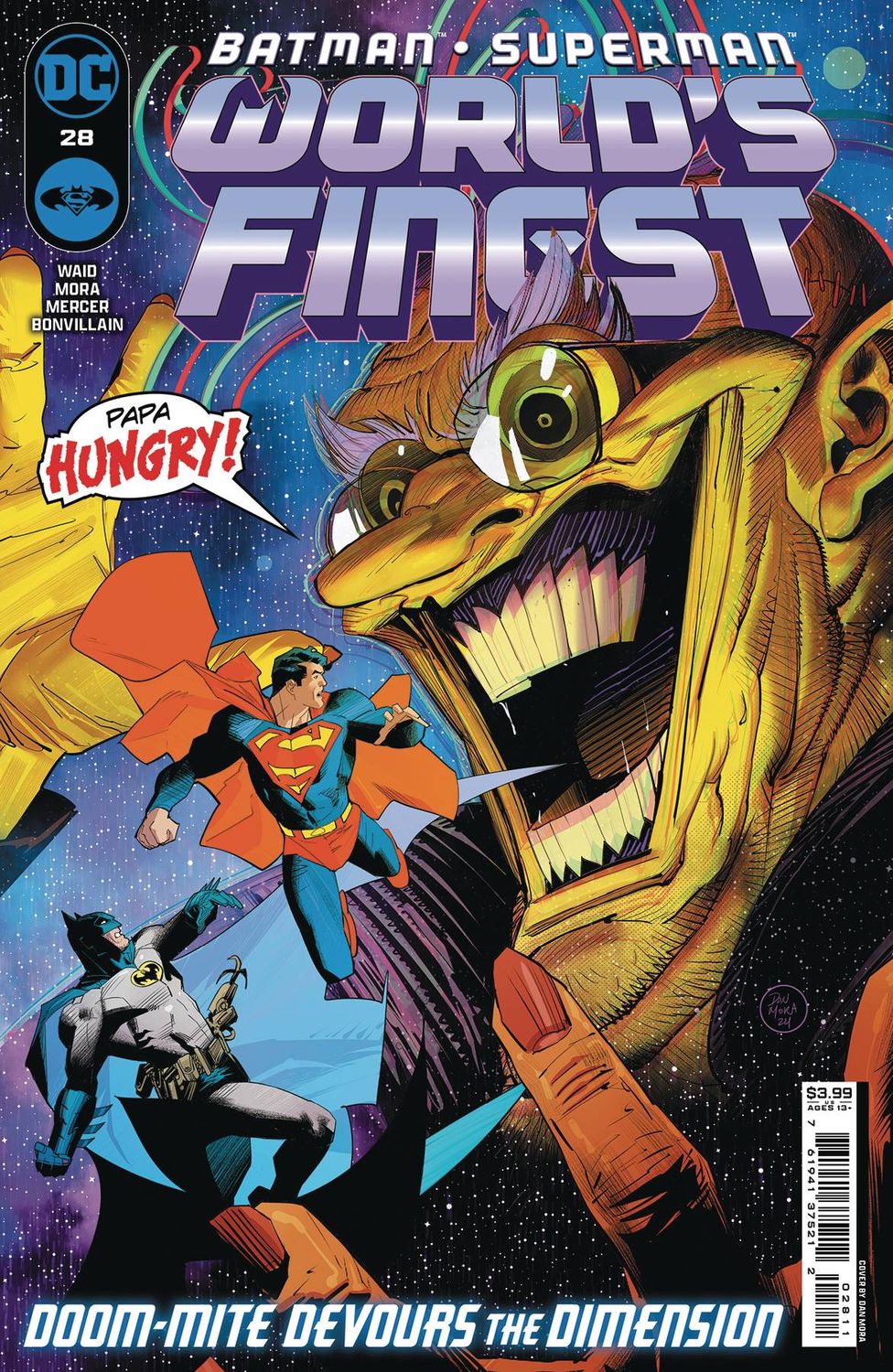 BATMAN SUPERMAN WORLDS FINEST #28 CVR A DAN MORA
DC COMICS
(19th June 2024)