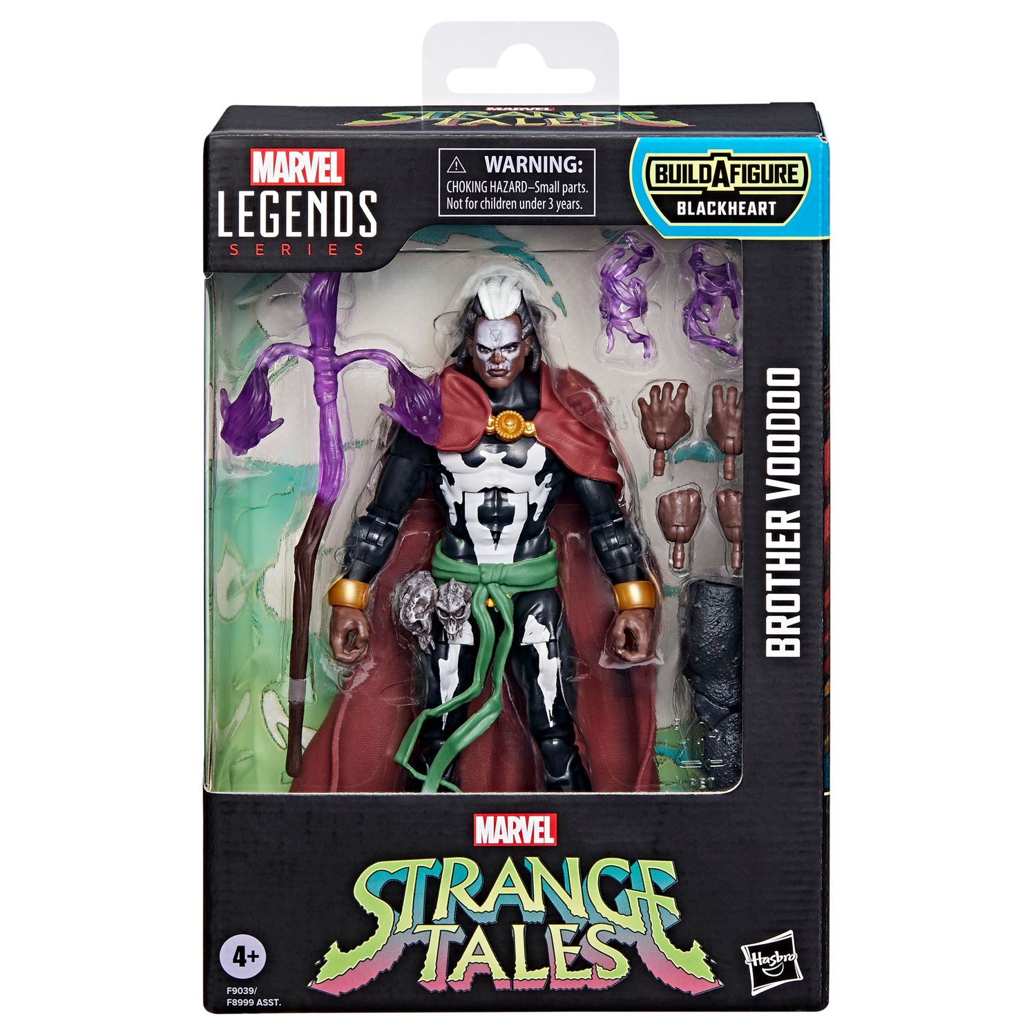 Marvel Legends STRANGE TALES Wave Brother Voodoo Action Figure (Blackheart BAF)