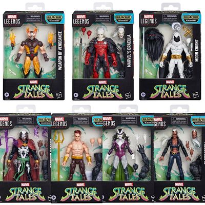 Marvel Legends STRANGE TALES Wave SET OF 7 Action Figures (Blackheart BAF)