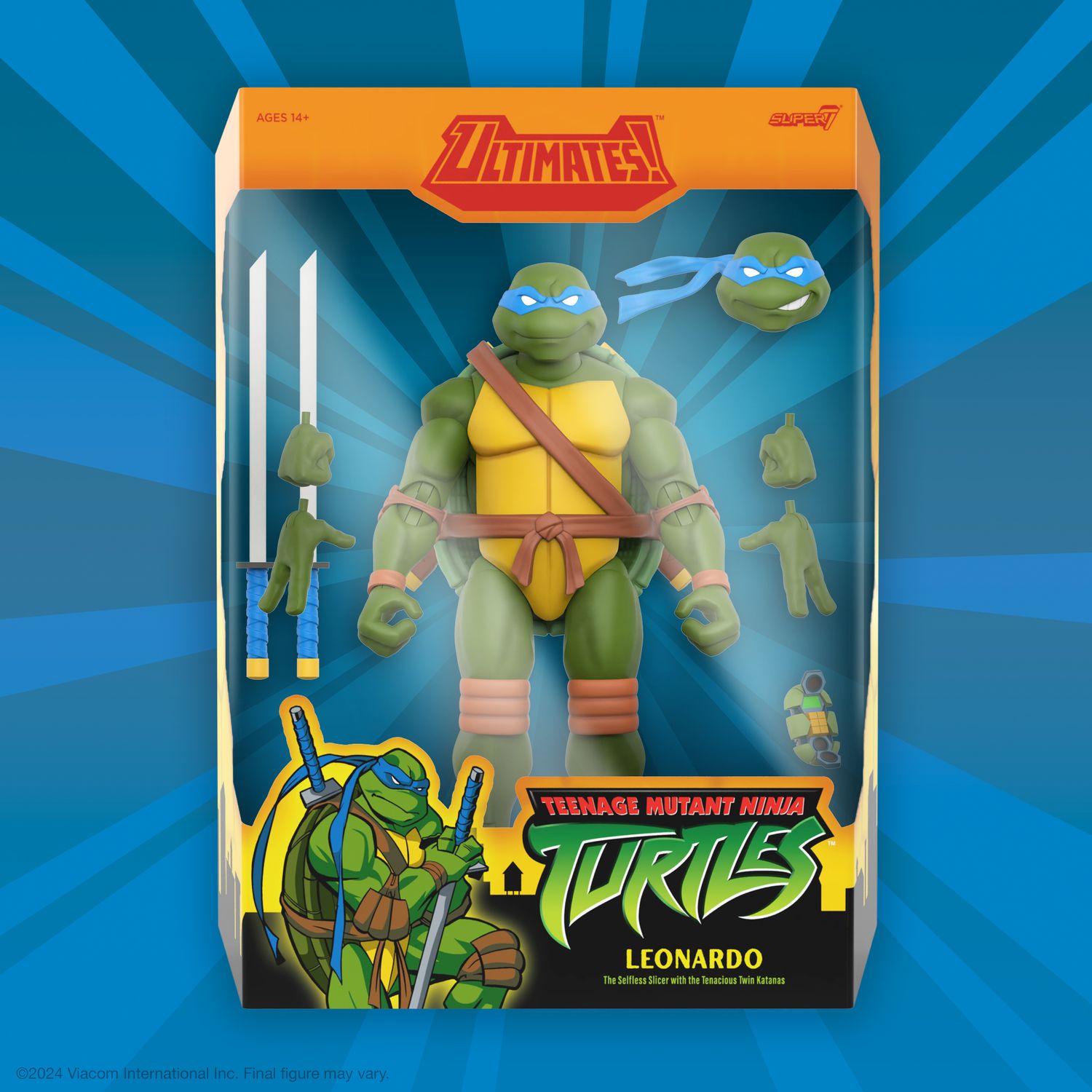 **PRE ORDER** Super7 TMNT Wave 12 Ultimates Leonardo (Teenage Mutant Ninja Turtles)