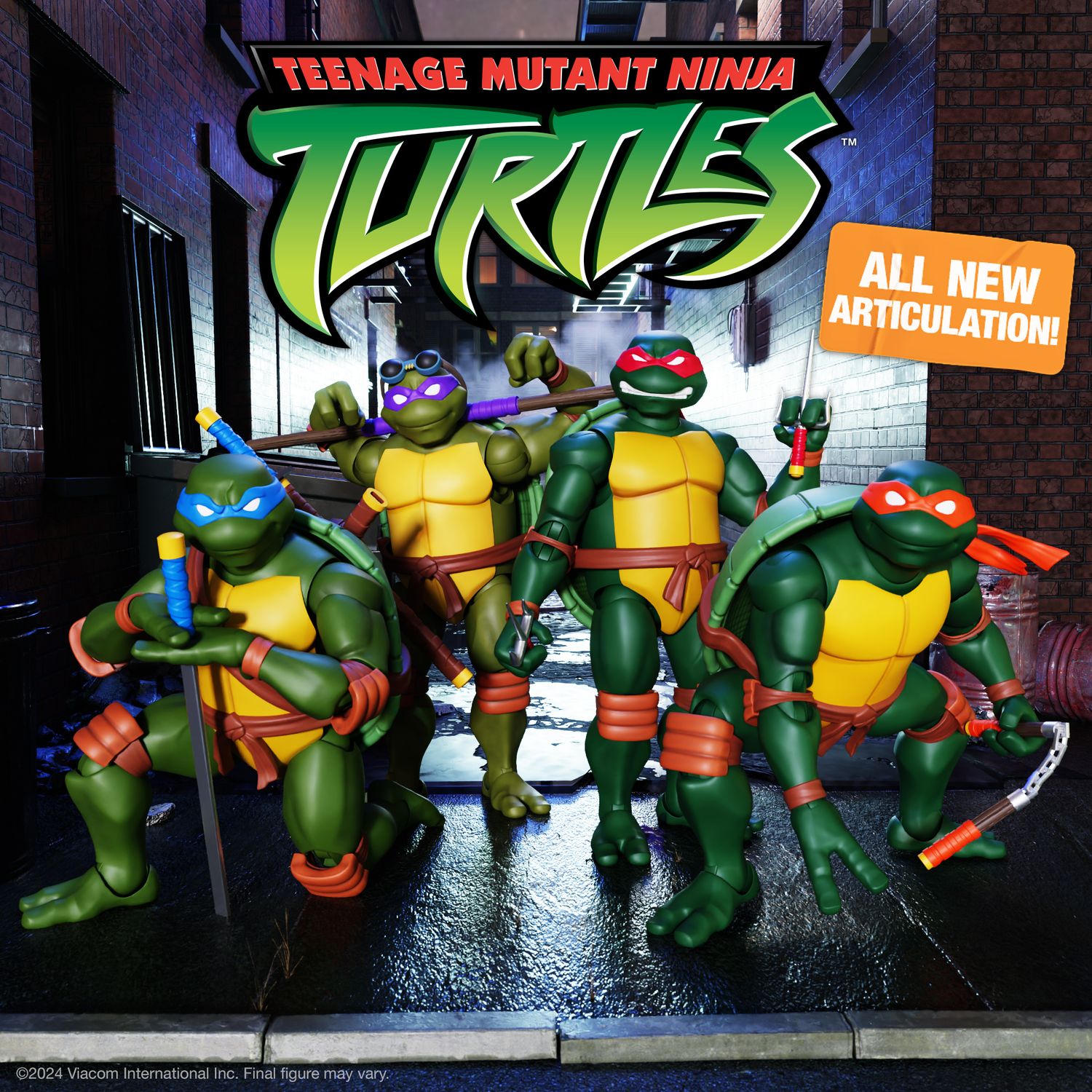 PRE ORDER** Super7 TMNT Wave 12 Ultimates SET OF 4 Action