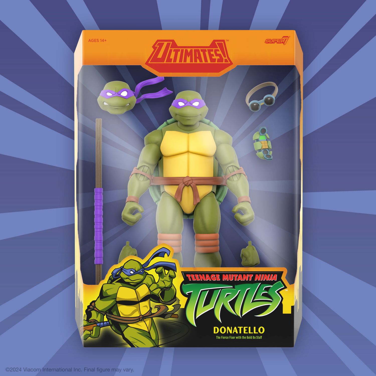 Super7 TMNT Wave 12 Ultimates Donatello  (Teenage Mutant Ninja Turtles)