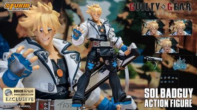 STORM COLLECTIBLES Guilty Gear Strive Sol Badguy (Blue Version) BBICN Exclusive 1/12 Scale Figure