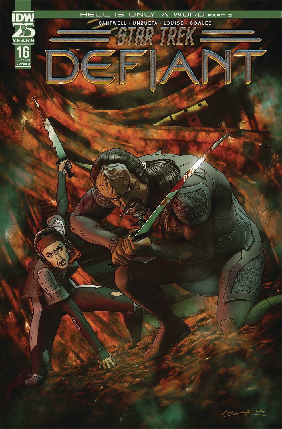 STAR TREK DEFIANT #16 CVR A UNZUETA
IDW
(26th June 2024)