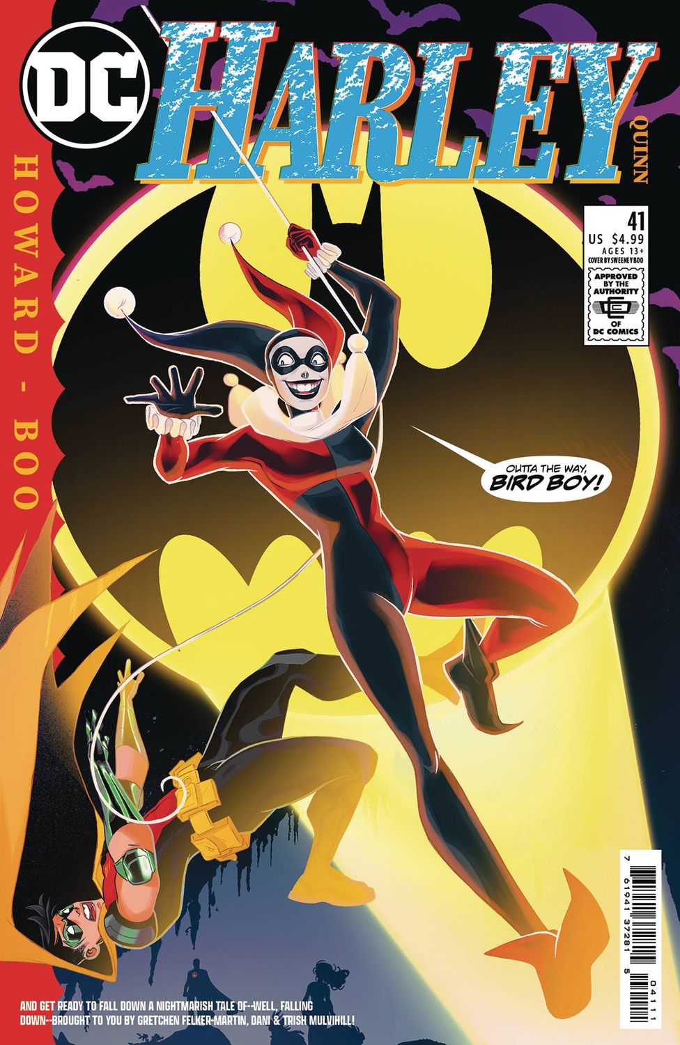 HARLEY QUINN #41 CVR A SWEENEY BOO
DC COMICS
(26th June 2024)