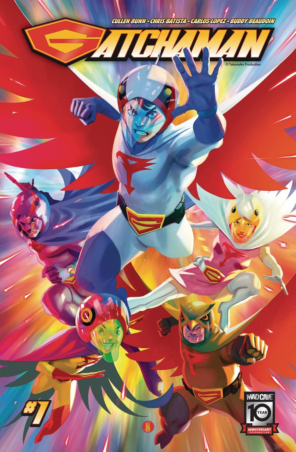 GATCHAMAN #1 CVR A INAKI MIRANDA
MAD CAVE STUDIOS
(26th June 2024)