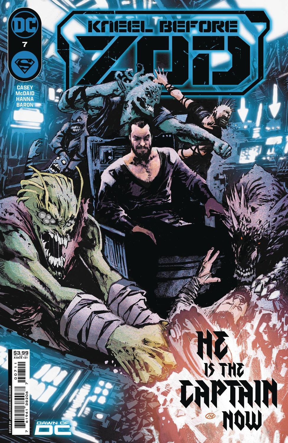 KNEEL BEFORE ZOD #7 (OF 12) CVR A JASON SHAWN ALEXANDER
DC COMICS
(3rd July 2024)