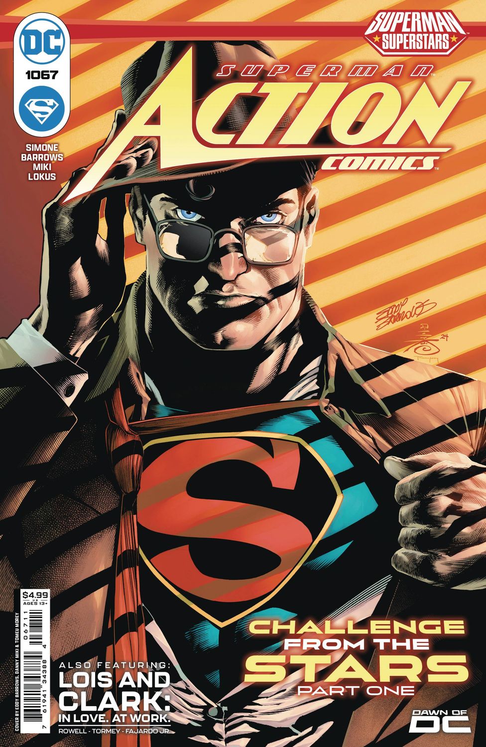 ACTION COMICS #1067 CVR A EDDY BARROWS & DANNY MIKI
DC COMICS
(10th July 2024)