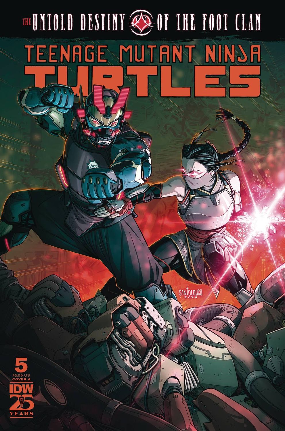 TMNT UNTOLD DESTINY OF FOOT CLAN #5 CVR A SANTOLOUCO
IDW
(17th July 2024)