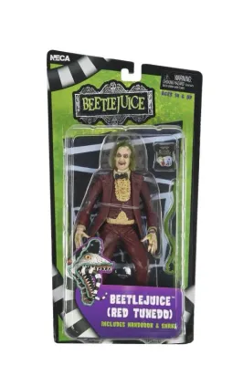 NECA 7" Scale Beetlejuice (Red Tuxedo) Action Figure (Blister Card)