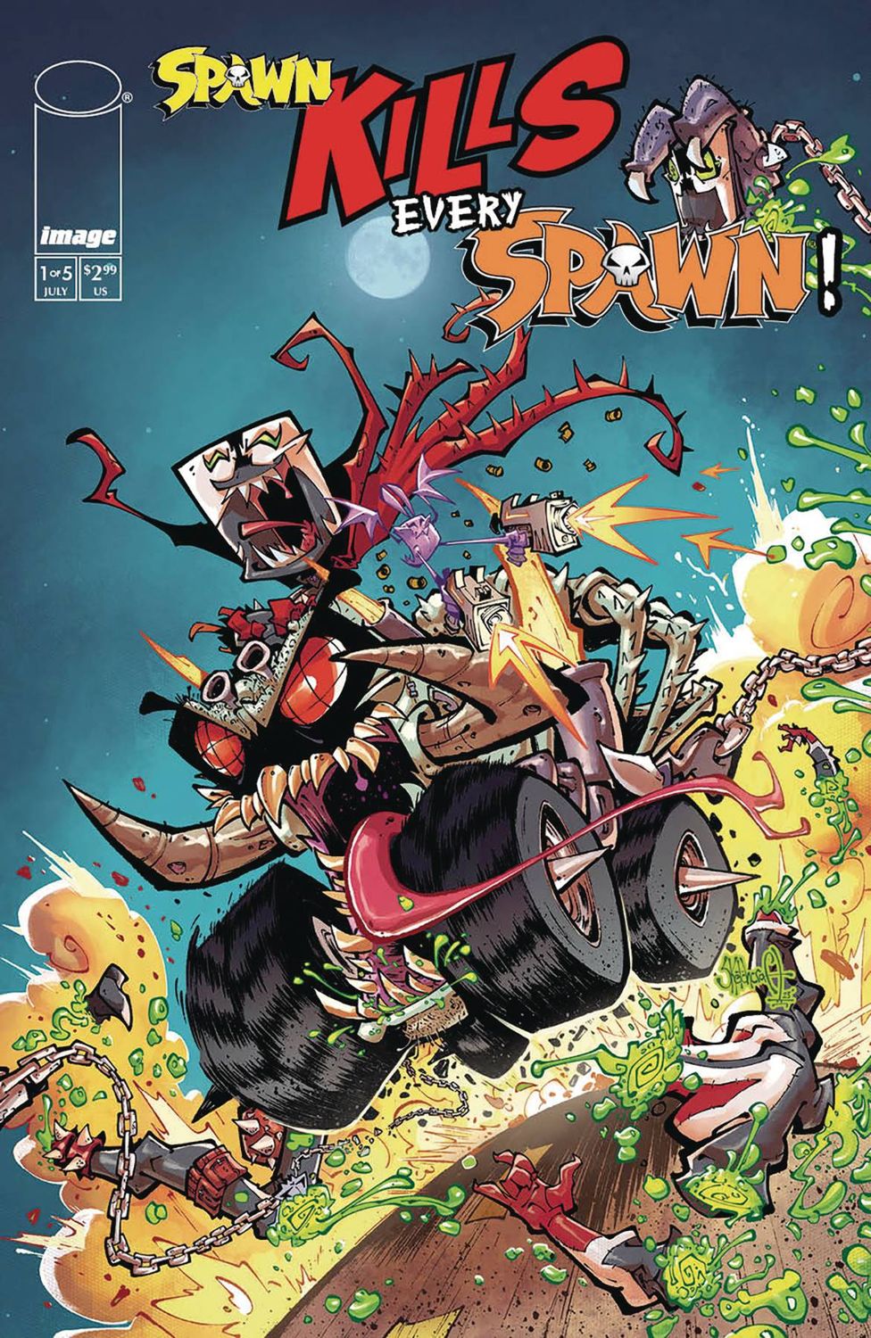 SPAWN KILLS EVERY SPAWN #1 (OF 5) CVR A DUENAS
IMAGE COMICS
(24th July 2024)