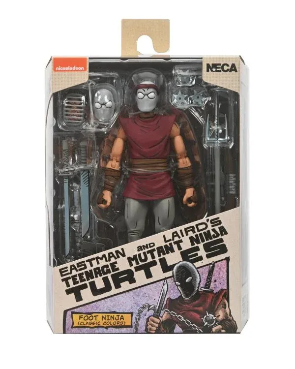 NECA 7" Scale TMNT Foot Ninja Classic Colors (Mirage Comics) Action FIgure