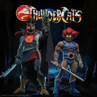 Super7 Thundercats Ultimates Lion-O & Mumm-Ra (LED Eyes)