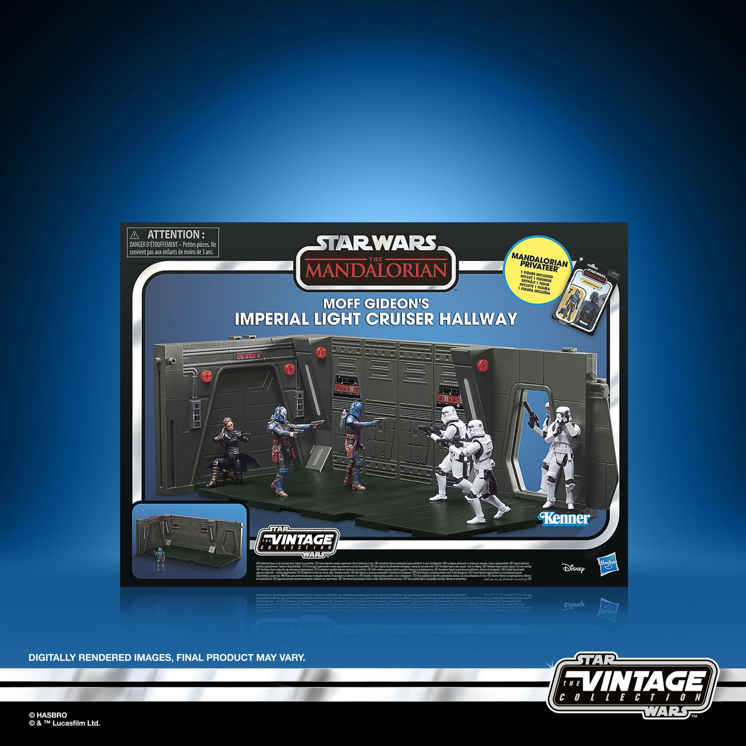 Star Wars The Vintage Collection Moff Gideon’s Imperial Light Cruiser Hallway, Star Wars: The Mandalorian 3.75 Inch Collectible Playset