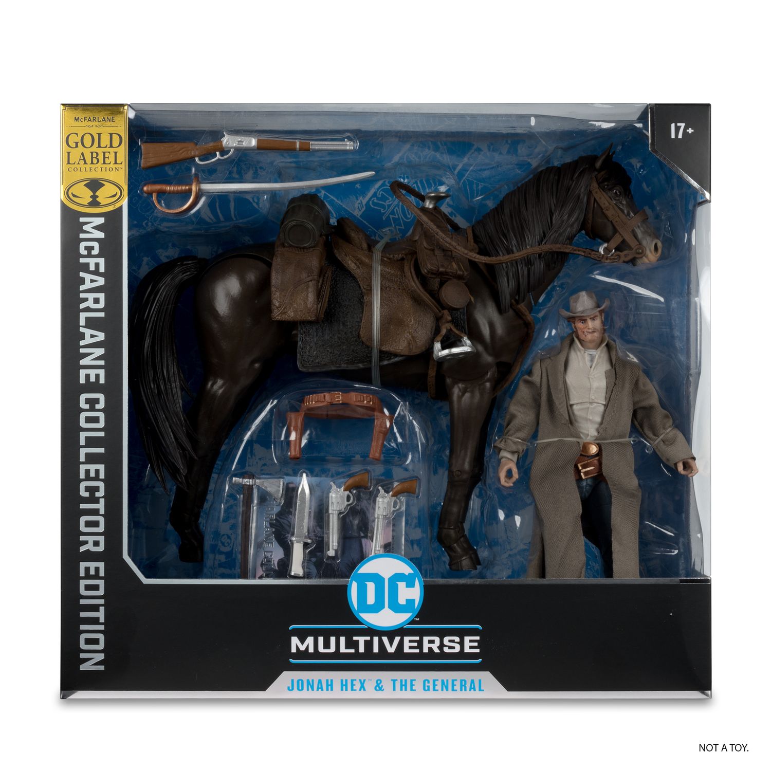 MCFARLANE TOYS 7" DC MULTIVERSE Jonah Hex & The General (All-Star Western) 2 PACK GOLD LABEL