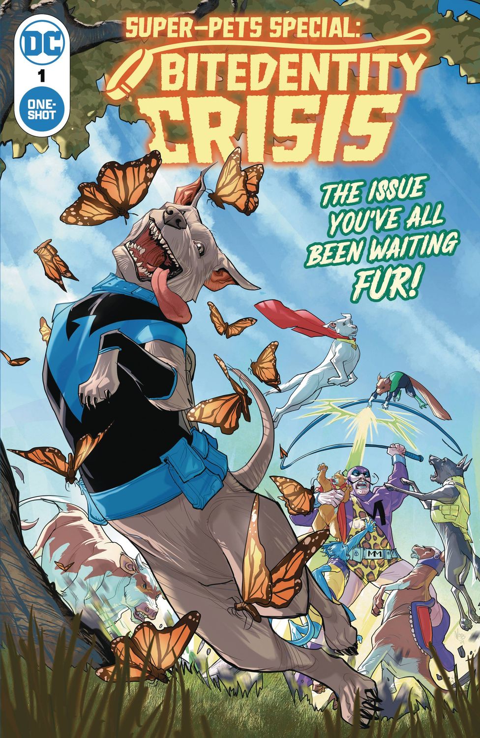 SUPER-PETS SPECIAL BITEDENTITY CRISIS #1 OS CVR A PETE WOODS
DC COMICS
(31st July 2024)