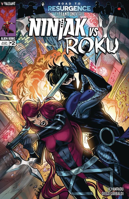 NINJAK VS ROKU #2 (OF 4) CVR A LEIZ
VALIANT
(31st July 2024)