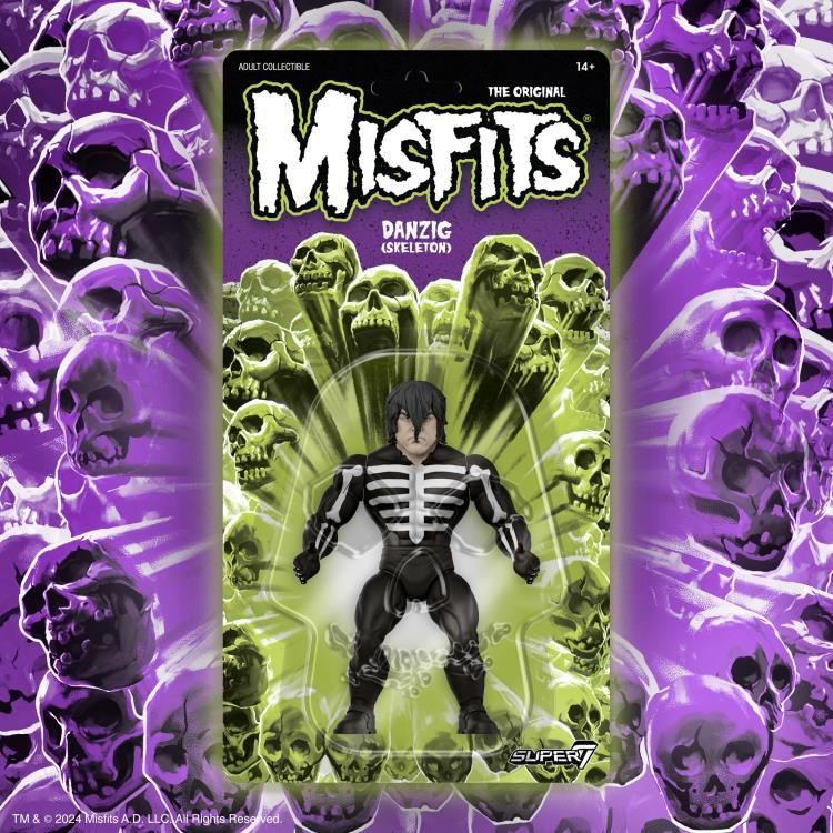 Super7 Misfits Vintage Collection Skeleton Danzig (Evil Lord of Darkness)